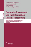 Cover: Electronic Government and the Information Systems Perspective - Springer