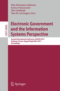 Enlarge image Cover: Electronic Government and the Information Systems Perspective - Springer
