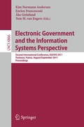 Cover: Electronic Government and the Information Systems Perspective - Springer