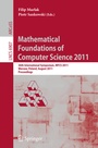 Cover: Mathematical Foundations of Computer Science 2011 - Springer