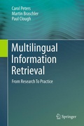 Cover: Multilingual Information Retrieval - Springer