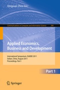 Cover: Applied Economics, Business and Development - Springer