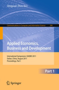 Bild vergrößern Bild: Applied Economics, Business and Development - Springer