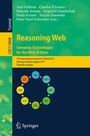 Cover: Reasoning Web. Semantic Technologies for the Web of Data - Springer