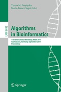 Cover: Algorithms in Bioinformatics - Springer