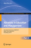Cover: Advances in Education and Management - Springer