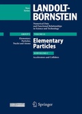Cover: Elementary Particles - Accelerators and Colliders - Springer