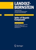 Cover: Index Compounds reg. in Volumes A-I; Comprehensive CAS-Index for all Subvolumes A-L - Springer