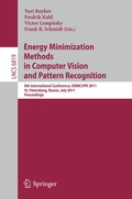 Cover: Energy Minimization Methods in Computer Vision and Pattern Recognition - Springer