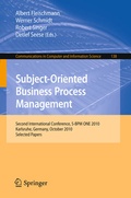 Cover: Subject-Oriented Business Process Management - Springer