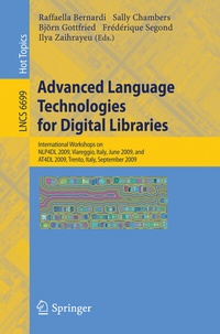 Abbildung von: Advanced Language Technologies for Digital Libraries - Springer