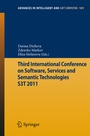 Cover: Third International Conference on Software, Services & Semantic Technologies S3T 2011 - Springer