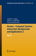 Cover: Human - Computer Systems Interaction: Backgrounds and Applications 2 - Springer