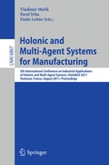 Cover: Holonic and Multi-Agent Systems for Manufacturing - Springer