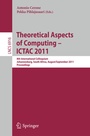 Cover: Theoretical Aspects of Computing -- ICTAC 2011 - Springer