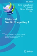 Cover: History of Nordic Computing 3 - Springer