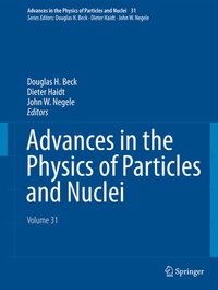 Enlarge image Cover: Advances in the Physics of Particles and Nuclei - Volume 31 - Springer