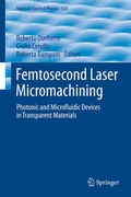 Cover: Femtosecond Laser Micromachining - Springer