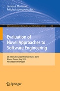 Cover: Evaluation of Novel Approaches to Software Engineering - Springer
