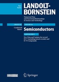 Cover: New Data and Updates for several III-V (including mixed crystals) and II-VI Compounds - Springer