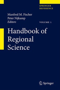 Enlarge image Cover: Handbook of Regional Science - Springer