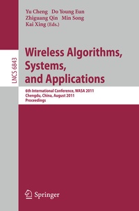 Enlarge image Cover: Wireless Algorithms, Systems, and Applications - Springer