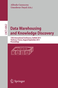 Enlarge image Cover: Data Warehousing and Knowledge Discovery - Springer