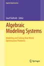 Cover: Algebraic Modeling Systems - Springer