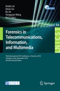 Cover: Forensics in Telecommunications, Information and Multimedia - Springer