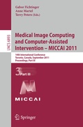 Cover: Medical Image Computing and Computer-Assisted Intervention - MICCAI 2011 - Springer
