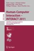 Cover: Human-Computer Interaction -- INTERACT 2011 - Springer