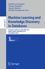 Cover: Machine Learning and Knowledge Discovery in Databases - Springer