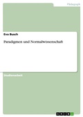 Cover: Paradigmen und Normalwissenschaft - GRIN Verlag
