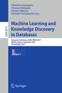 Enlarge image Cover: Machine Learning and Knowledge Discovery in Databases - Springer