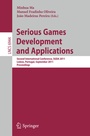 Cover: Serious Games Development and Applications - Springer