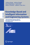 Cover: Knowledge-Based and Intelligent Information and Engineering Systems, Part III - Springer