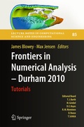 Cover: Frontiers in Numerical Analysis - Durham 2010 - Springer