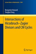 Cover: Intersections of Hirzebruch-Zagier Divisors and CM Cycles - Springer
