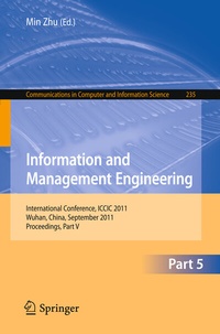 Enlarge image Cover: Information and Management Engineering - Springer