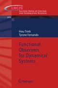 Cover: Functional Observers for Dynamical Systems - Springer