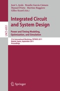 Cover: Integrated Circuit and System Design. Power and Timing Modeling, Optimization and Simulation - Springer