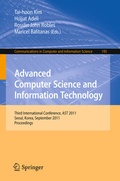 Cover: Advanced Computer Science and Information Technology - Springer