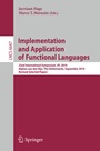 Cover: Implementation and Application of Functional Languages - Springer