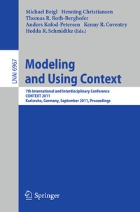 Abbildung von: Modeling and Using Context - Springer