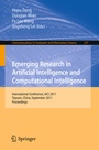 Cover: Emerging Research in Artificial Intelligence and ComputationaI Intelligence - Springer