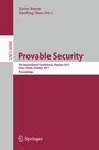 Cover: Provable Security - Springer