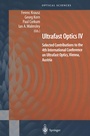 Cover: Ultrafast Optics IV - Springer