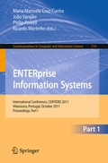 Cover: ENTERprise Information Systems - Springer