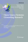 Cover: Open Source Systems: Grounding Research - Springer