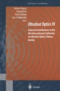 Cover: Ultrafast Optics IV - Springer